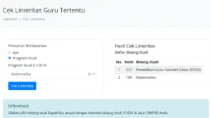 Cara Cek Linieritas PPG 2026
