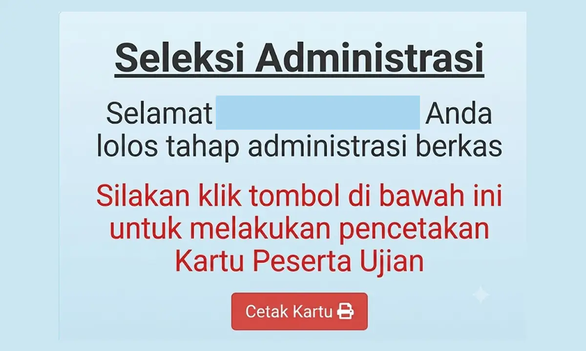 Cara Cek Pengumuman Hasil Seleksi Administrasi PPPK Sekolah Rakyat 2026