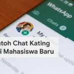 Cara dan Contoh Chat Kating bagi Mahasiswa Baru