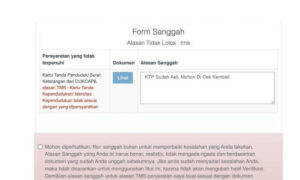 Contoh Kalimat Sanggah PPPK Sekolah Rakyat Akibat TMS