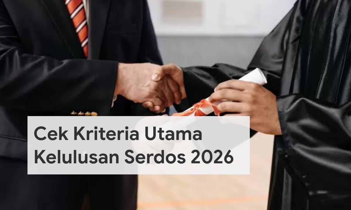 Kriteria Kelulusan Serdos 2026