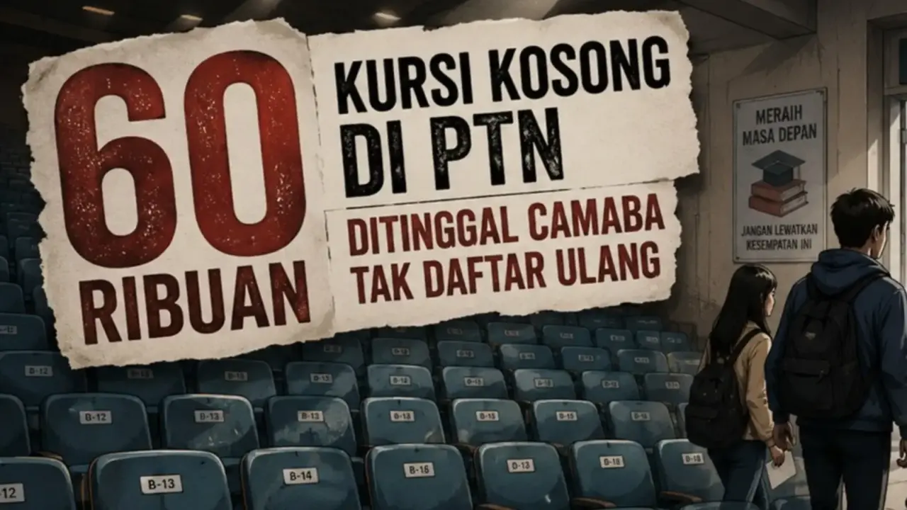 Mahasiswa Baru SNBP Tidak Daftar Ulang