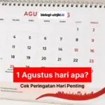 1 Agustus Hari Apa? Memperingati 6 Momen Ini