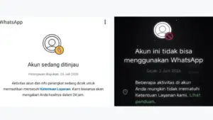 Ini Alasan Kenapa WA Tidak Bisa Dibuka dan Akun Sedang Ditinjau