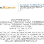 Capaian Pembelajaran 2026 Sesuai Keputusan Kepala BKPDM Nomor 020 Tahun 2026