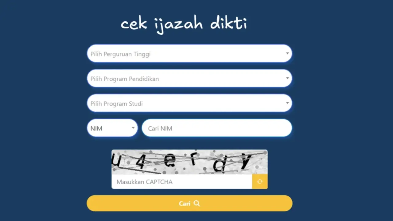 Cara Cek Ijazah Dikti