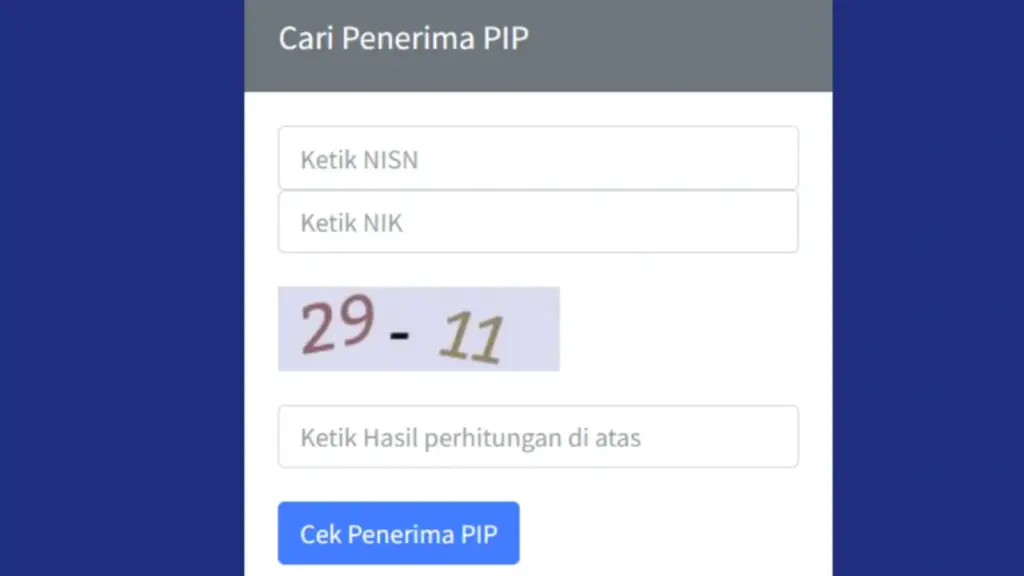 Cara Cek PIP Lewat HP