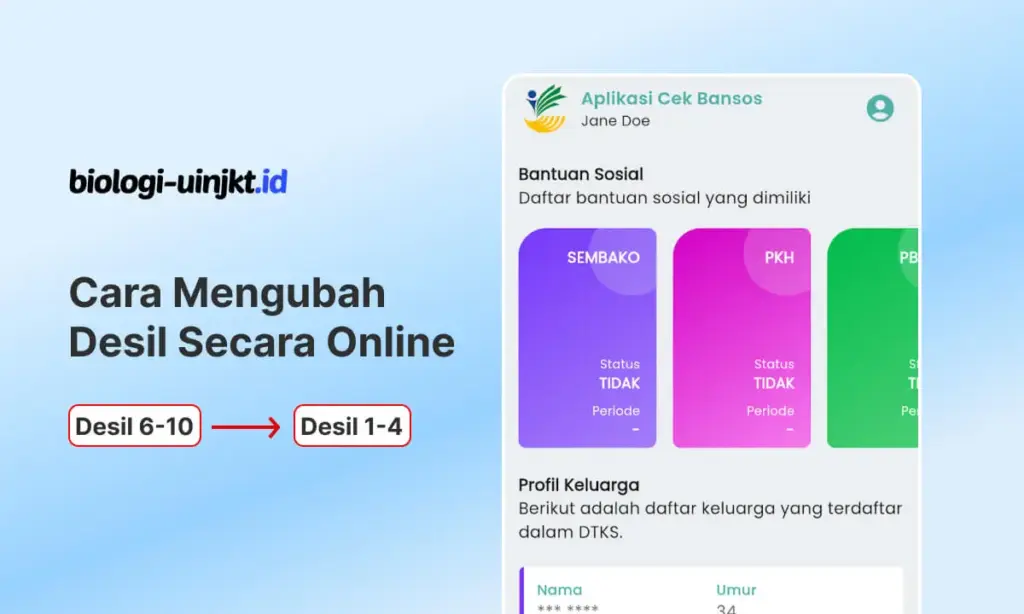 Cara Mengubah Desil Secara Online
