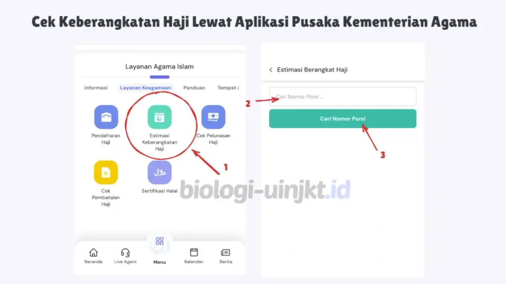 Cek Keberangkatan Haji Lewat Aplikasi Pusaka Kementerian Agama