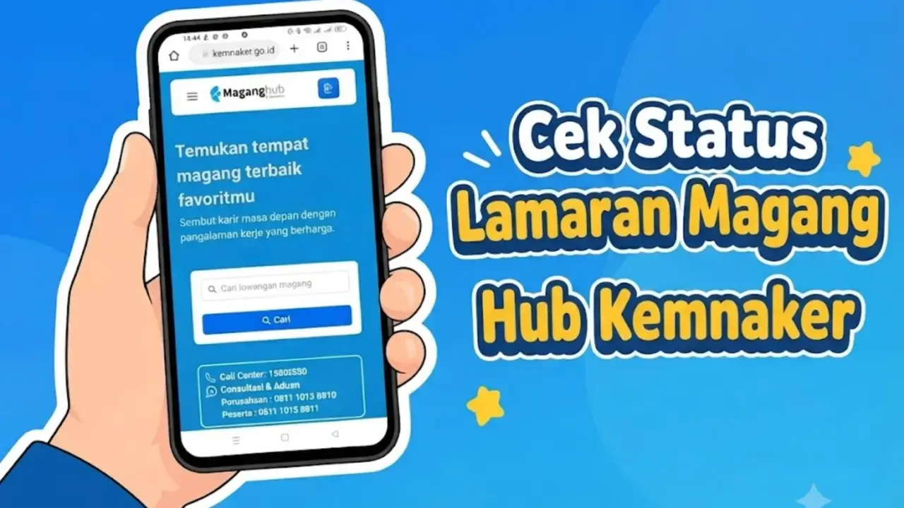 Cek Status Lamaran Magang Hub Kemnaker