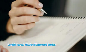 Contoh Narasi Mission Statement Serdos