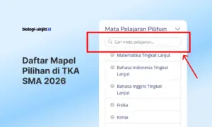 Daftar Mata Pelajaran Pilihan TKA SMA SMK MA 2026