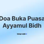 Doa Buka Puasa Ayyamul Bidh Sesuai Sunnah