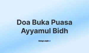 Doa Buka Puasa Ayyamul Bidh Sesuai Sunnah