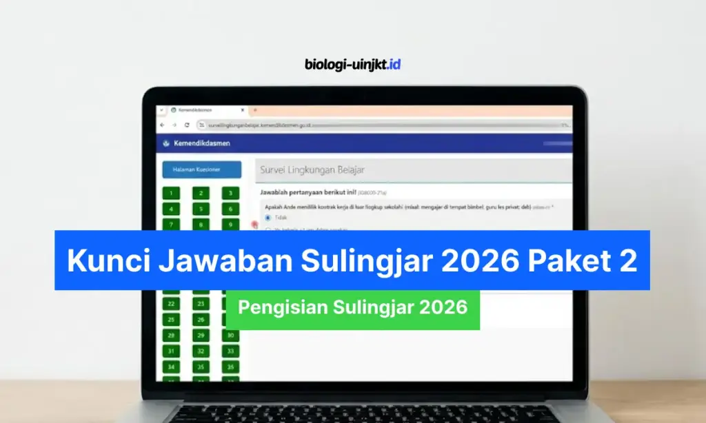 Kunci Jawaban Sulingjar 2026 Paket 2