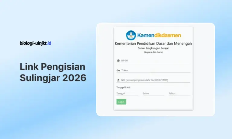 Link Pengisian Sulingjar 2026