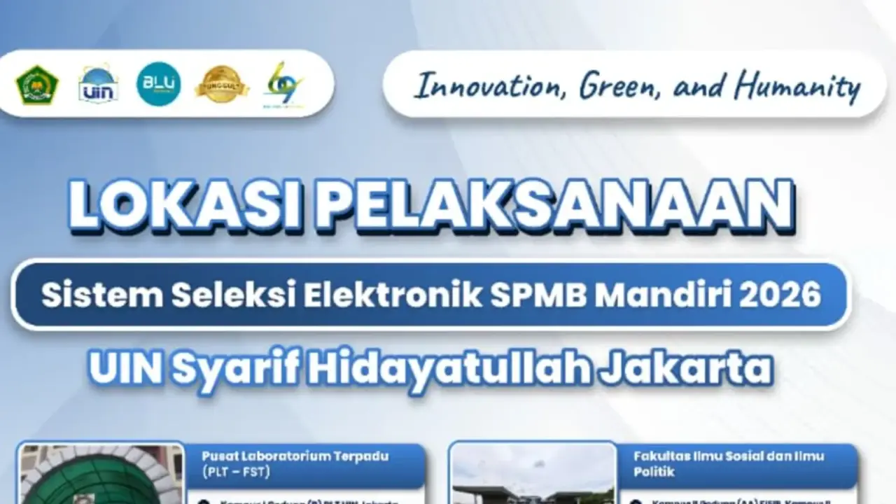Lokasi Ujian SSE SPMB Mandiri Tahun 2026
