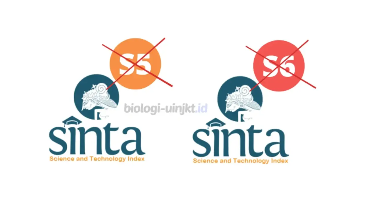 SINTA 5 dan 6 Dihapus