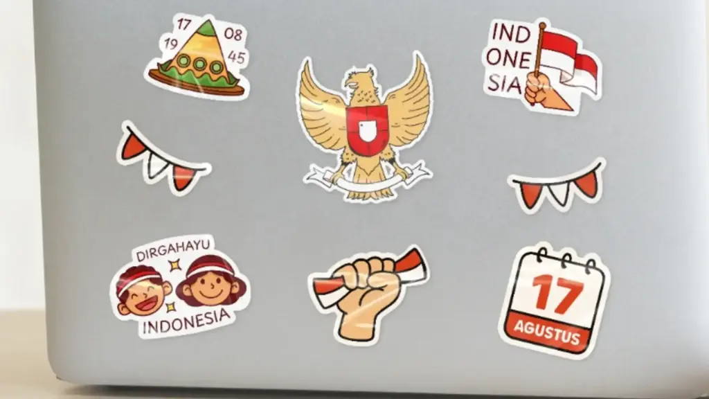 Stiker Kemerdekaan