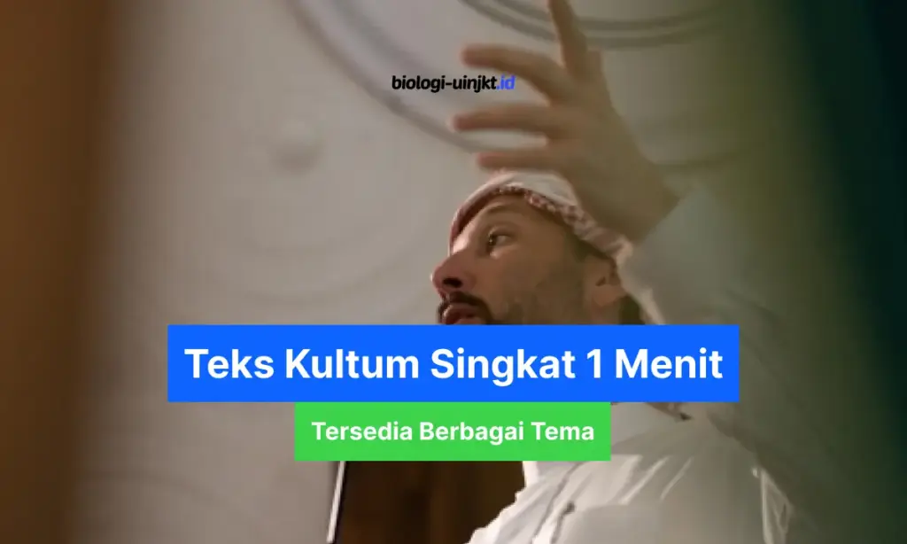 Teks Kultum Singkat 1 Menit