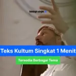 6 Kultum Singkat 1 Menit Berbagai tema