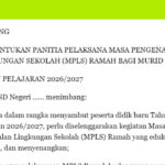 Contoh SK Panitia MPLS 2026 Resmi