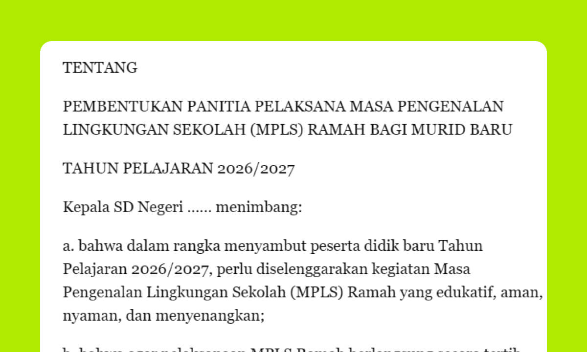 contoh sk panitia mpls