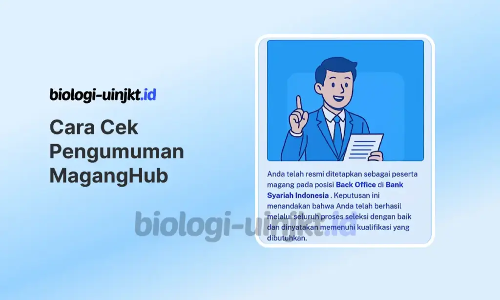 Cara Cek Pengumuman MagangHub