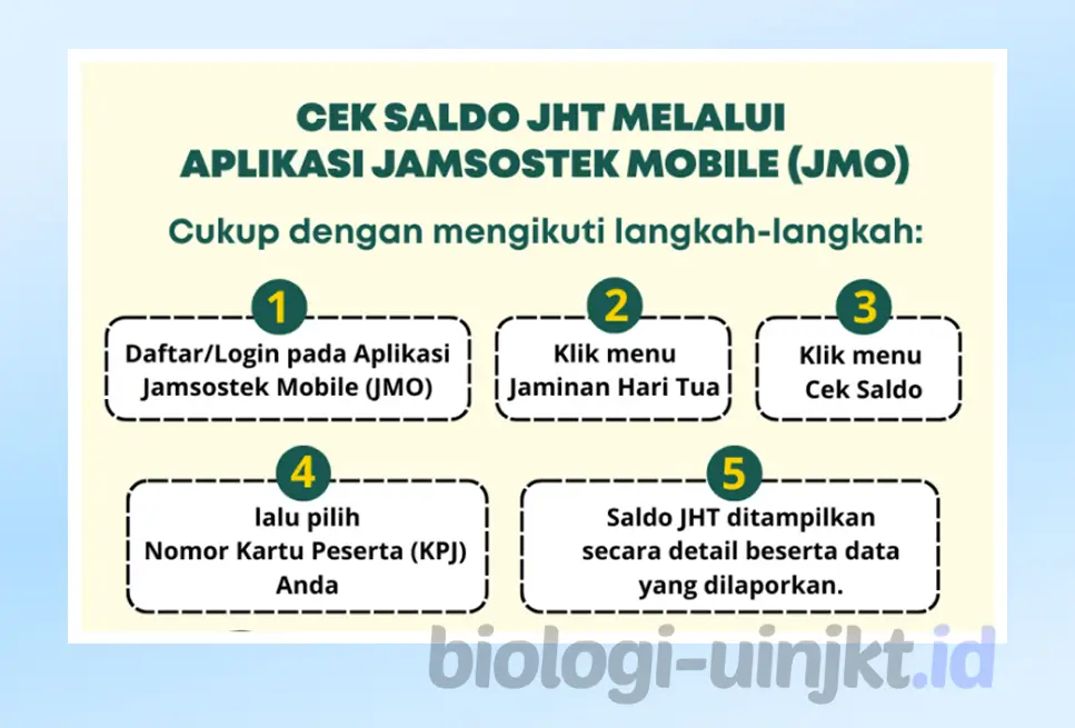 Cara Cek Saldo BPJS Ketenagakerjaan Lewat Aplikasi JMO