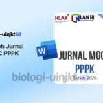 Contoh Jurnal MOOC PPPK 2026