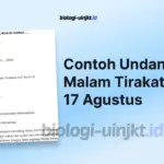 7 Contoh Undangan Malam Tirakatan 17 Agustus 2026 Resmi RT RW