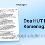 Doa HUT RI ke 81 Kemenag Resmi 2026 Jelang Peringatan Detik Proklamasi PDF