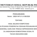 Download Pengumuman Seleksi Kompetensi PPPK Guru Sekolah Rakyat 2026 PDF