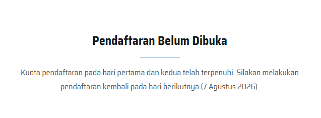 Hari Terakhir War Tiket Upacara HUT ke-81 RI