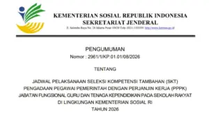 Jadwal SKT PPPK Sekolah Rakyat 2026 PDF