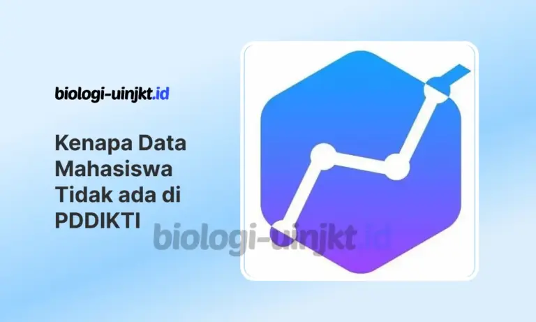 Kenapa Data Mahasiswa Tidak ada di PDDIKTI