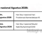 Ketentuan Libur Maulid Nabi 25 Agustus 2026 Adakah Cuti Bersama