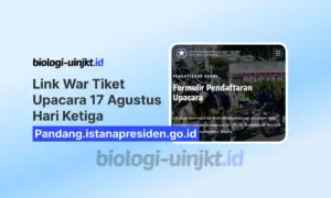 Link Pandang.istanapresiden.go.id War Tiket Upacara 17 Agustus Hari Ketiga