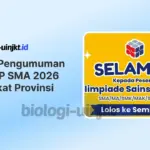 Link Pengumuman OSN P SMA 2026 Tingkat Provinsi