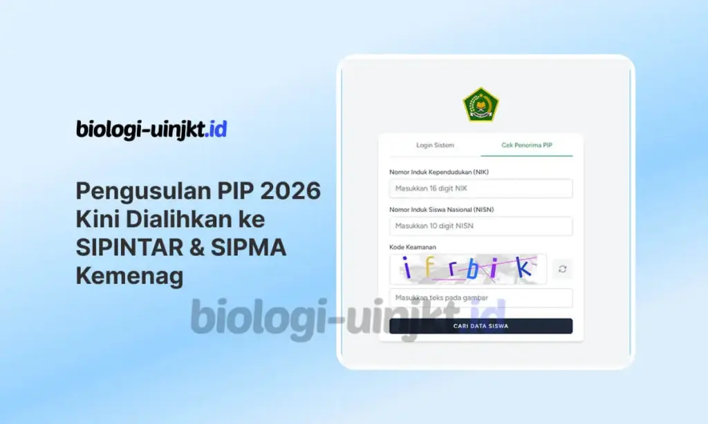 Pengusulan PIP 2026 Kini Dialihkan ke SIPINTAR dan SIPMA Kemenag