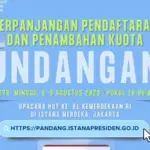 Link pandang.istanapresiden.go.id  Pendaftaran Upacara di Istana Tanggal 8 dan 9 Agustus