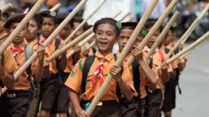 17 Yel Yel Pramuka Singkat Lirik Viral dan Kekinian 2026